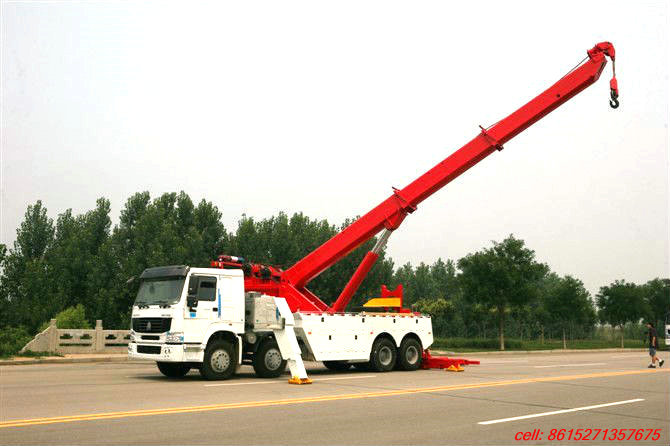 Sino ZZ 50ton Heavy Duty Rotator Road Wrecker