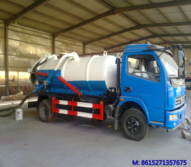 DTA5090GXW Dongfeng DLK vacuum sewage suction tank truck 6000L