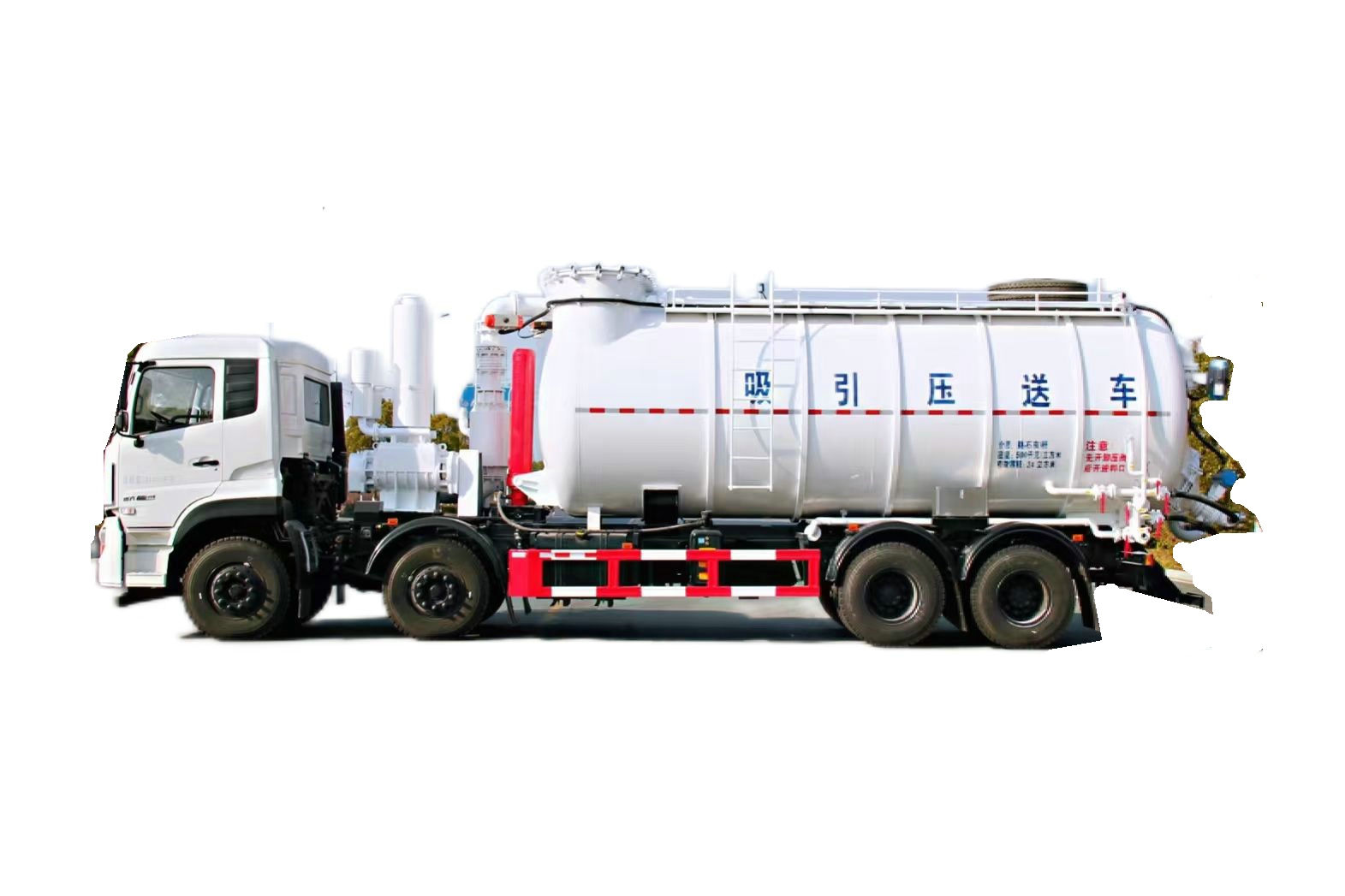 Customize DFAC Pneumatic Industrial Vacuum Trucks For Dry Substances 23m3