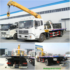 Dongfeng King Run 4*2 Tow & Wrecker with 5T Crane