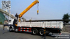 SHACMAN F3000 Cargo Truck Mounted Crane 14T XCMG SQS350K4Q Telescopic Boom
