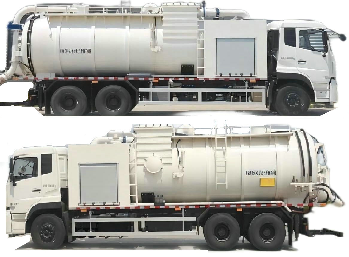 Customize Dry Material Supersucker Industrial Powdered Graphite Vacuum Truck 16m3 