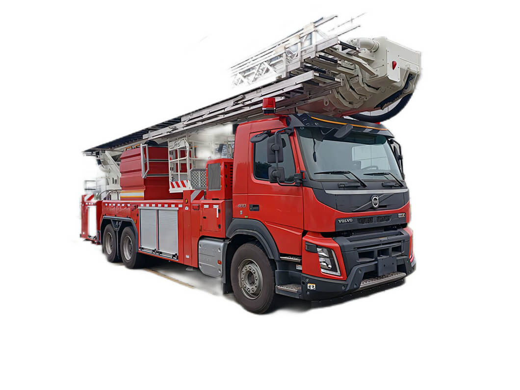 Volvo 10 Wheels Aerial 55m Platform Fire Truck