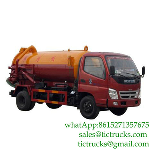 5000L Foton 4x2 Sewer Pump Truck