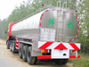 Stainless Steel 3-axle Milk Transportation Semi Trailer