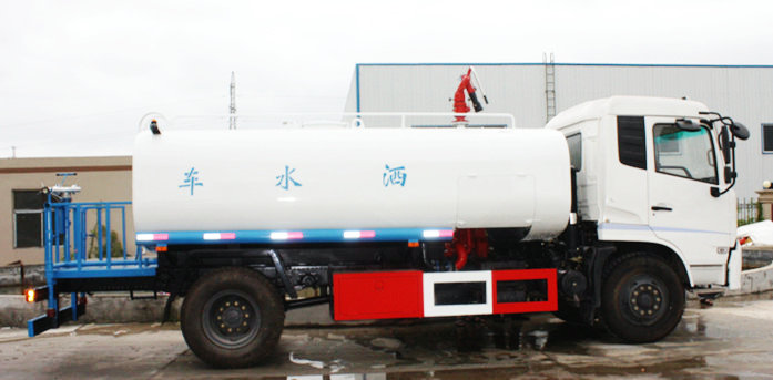 DFL 10T Water Tanker with Fire Pump Truck