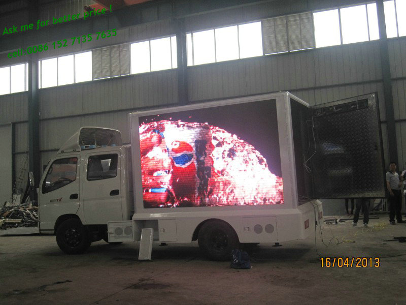 P8 Fullcolor Screen 4*2 FORLAND LED Advertising Truck for Sale