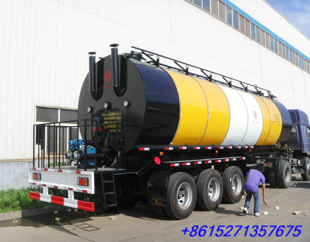 DTA 35Ton Bitumen tanker semi-trailer Round shape