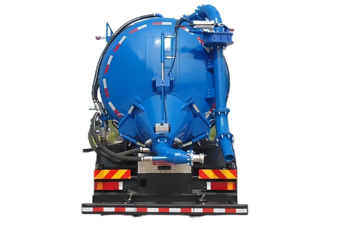 Customize Dongfeng Dry Hydrated Lime Powder Supersucker Vacuum Tanker Trucks 23m3