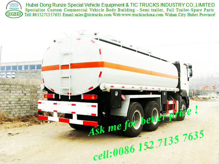 HINO 700 6x4 Acid Oil Tanker Truck 350HP