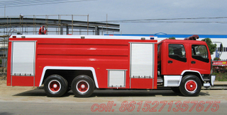 ISUZU Fire water tanker foam Truck 25T