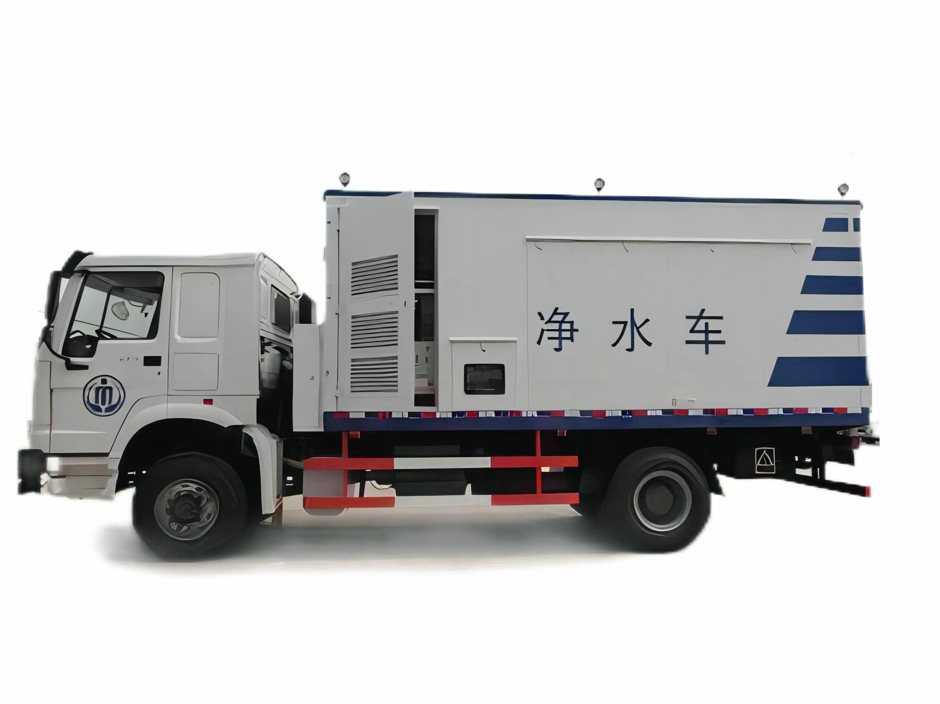 Customizing 4x4 HOWO Water Treatment Truck System for Purifying Water 