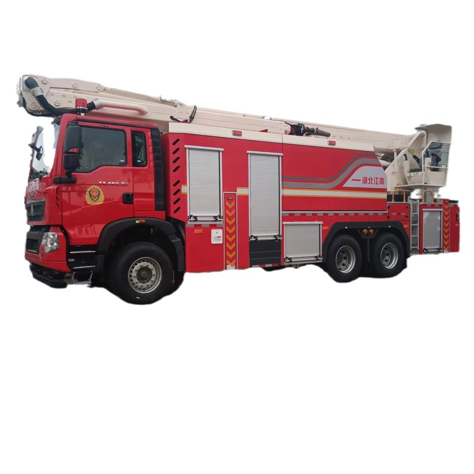  HOWO 25M Water Foam Tower Fire Truck
