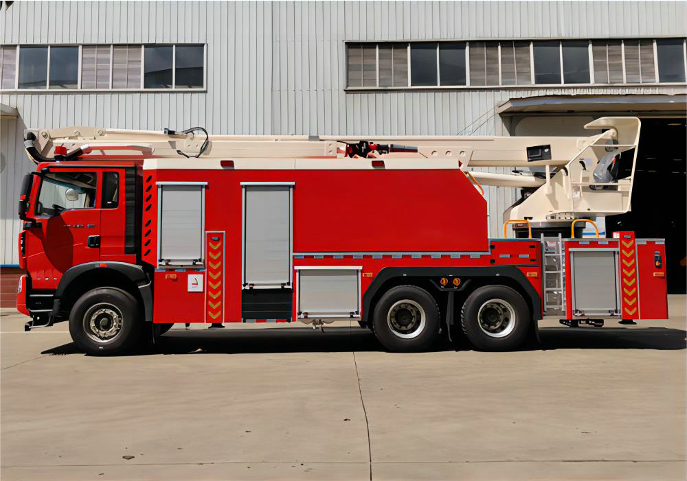  HOWO 32M Tower Water Foam Fire Fighting Truck