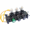 Plastic Pneumatic Control Block Valves for Fuel Tanker (Road Tanker Truck YOJE Pneumatic Control Unit 1-7 Compartments)