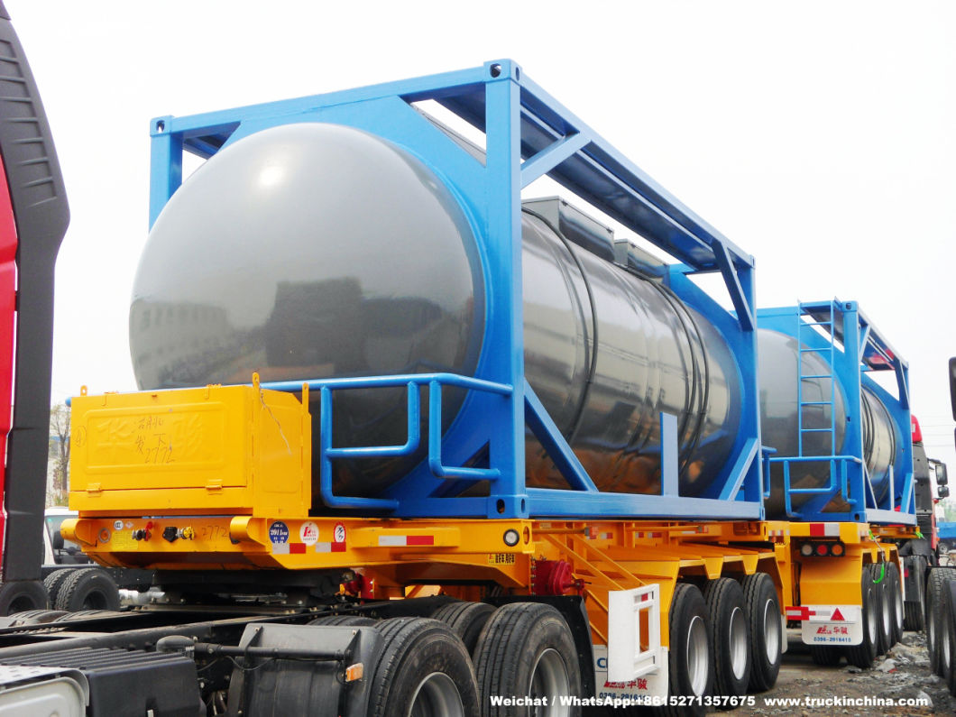 20FT Frame Swap Tank (Stainless Steel ISO Tank Container 25000Liters Yellow Phosphorus)