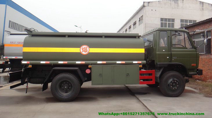 Df Mobile Refueling Trucks (8000L Refueling Tanker RHD for Petroleum Oil, Gasoline, Petrol, Diesel Transport Fuel Dispenser Truck)