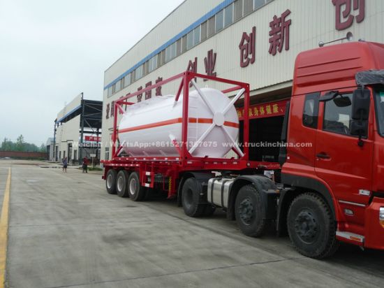Sihcl3, Ticl4, Sicl4, Pcl3, Nacn 20FT ISO Tank Container Class 3 Toxic Chemical Storage Pressure Vessel