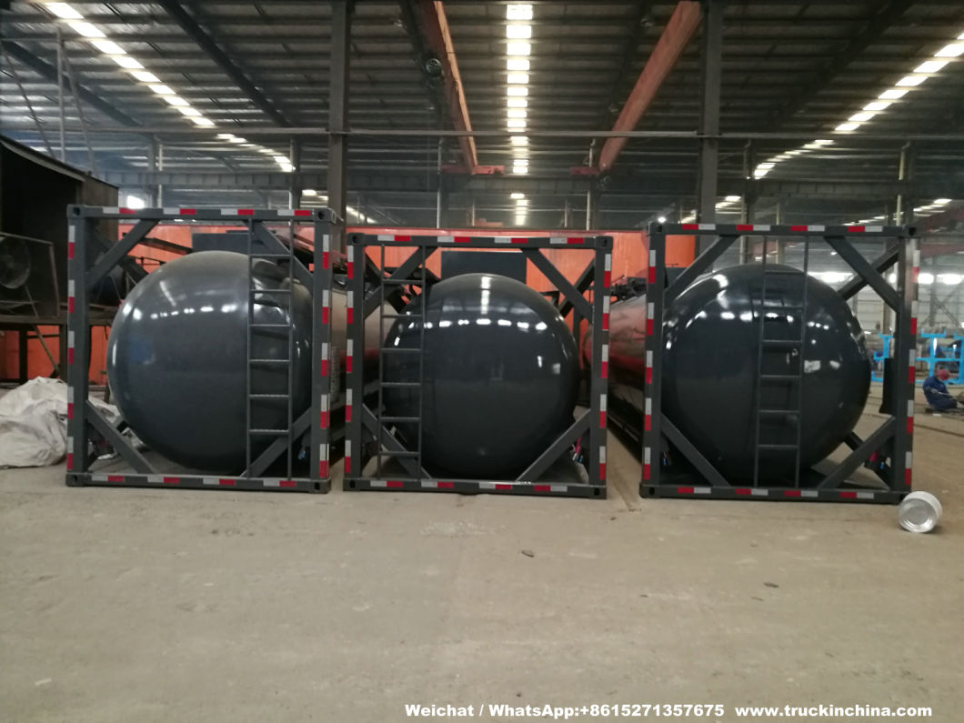 Customized Sodium Hypochlorite Tank Container 30FT Naclo (LDPE Lined Tank Container)