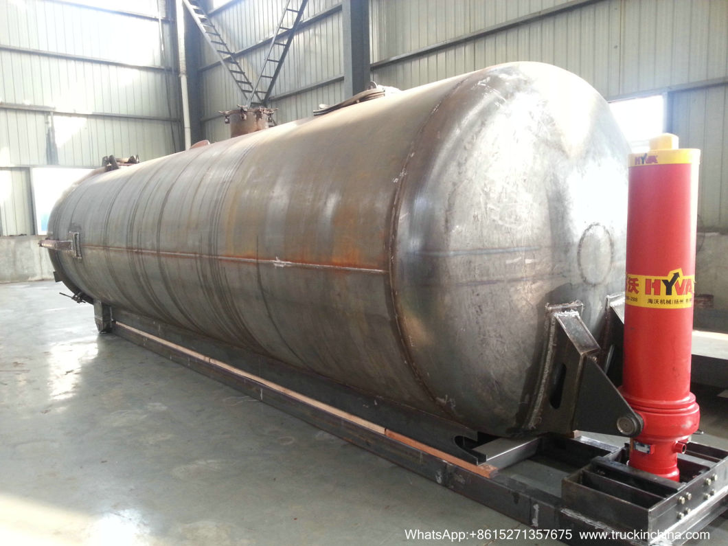 Emptying Slurry Tanks Body Upper Kit SKD for Customer Built Suction Cesspool Sludge Sewer Waste Vacuum Suction Truck 3, 000L -20, 000L