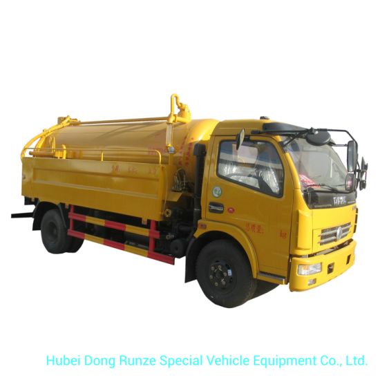 High Pressure Jetting Combined Sewer Truck 3cbm Vacuum Sewage Tank 1cbm Jetting Water Tank Rhd or LHD 4X4 - 4X2