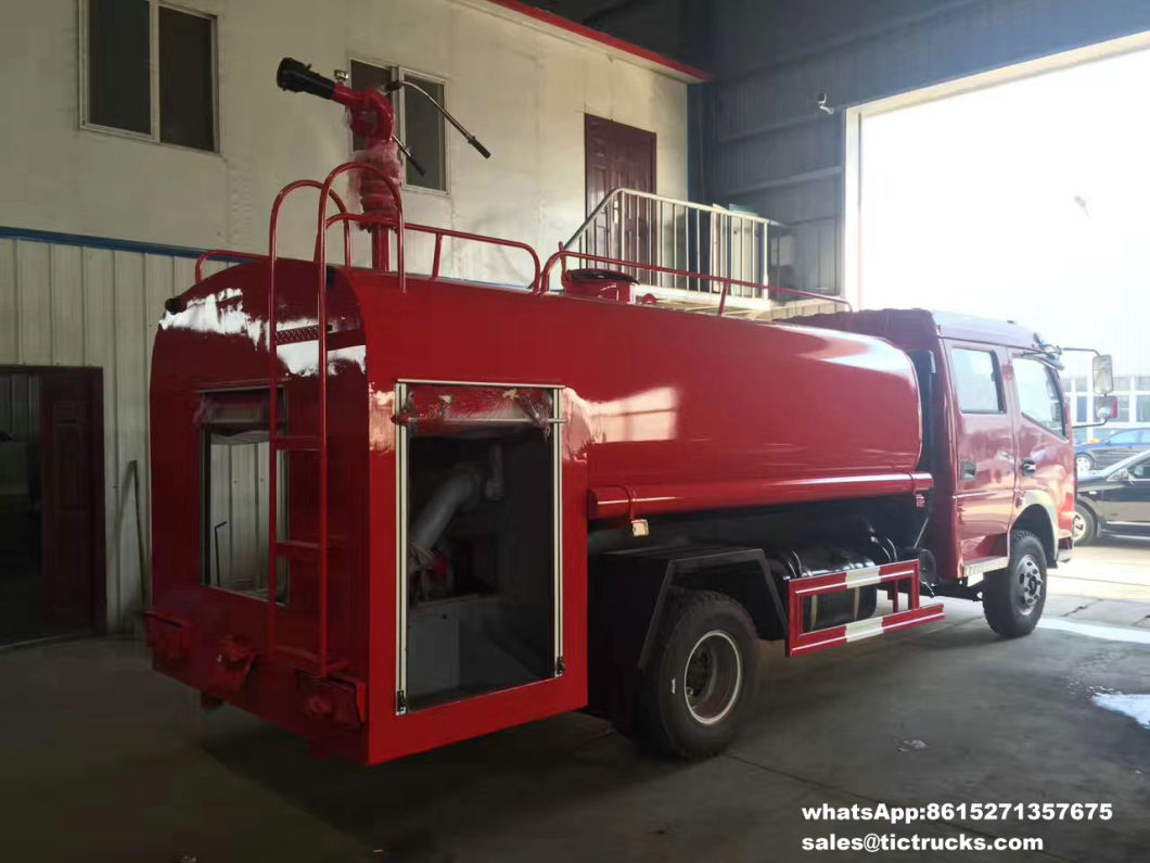 4X4 All Wheel Drive Water Tank Fire Truck
