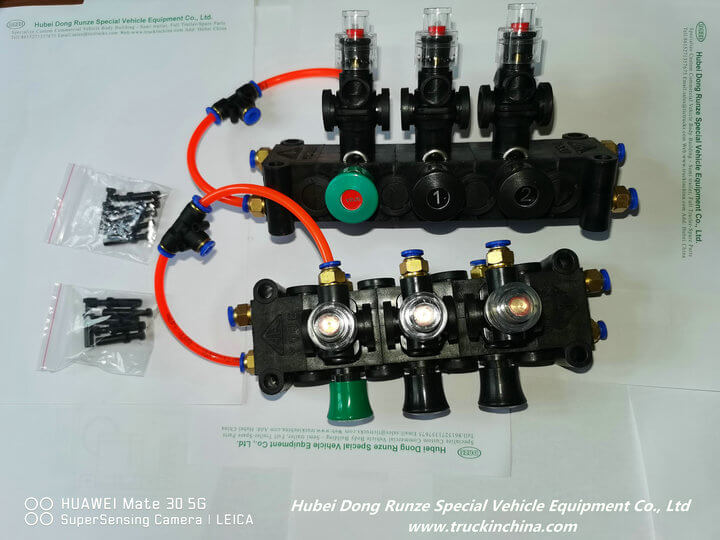 Pneumatic control units valve for fuel tanker (3) Pneumatic control units valve for fuel tanker (3)
