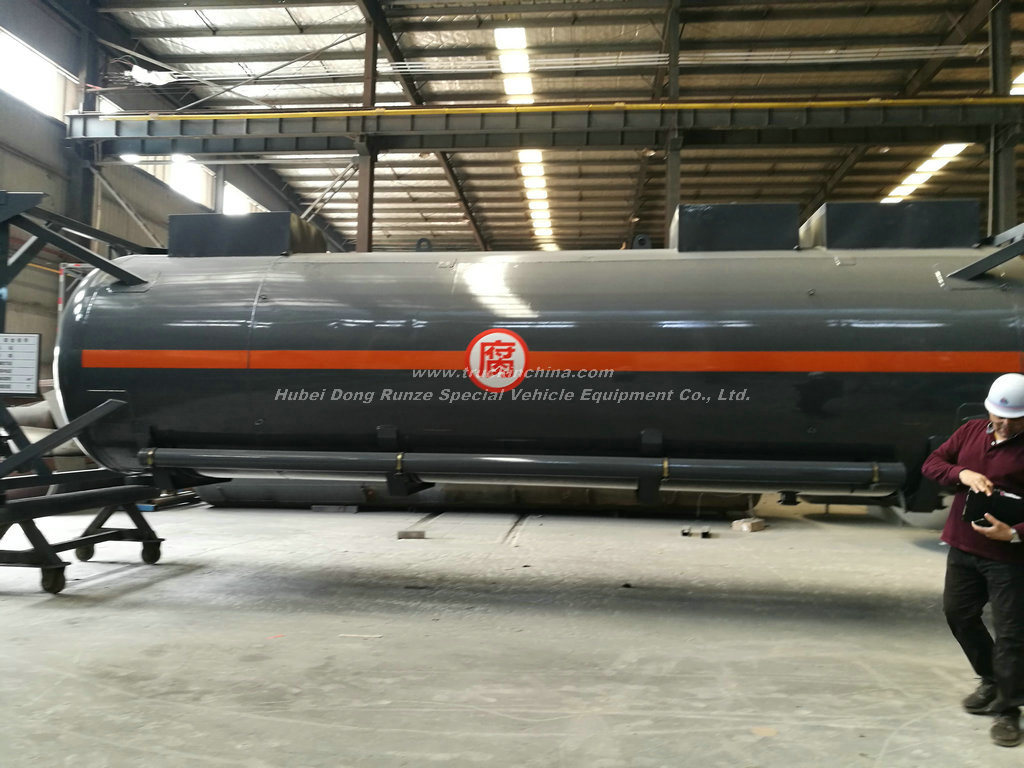 Hydrofluoric Acid Tank Container Un179 Hf for Road Transport (Tanker) in 30FT, 40FT Frame Steel Lined LDPE for HCl (max 35%) , Naoh (max 50%) , Naclo (max 10%)