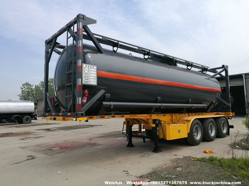 Customized Sodium Hypochlorite Tank Container 30FT Naclo (LDPE Lined Tank Container)