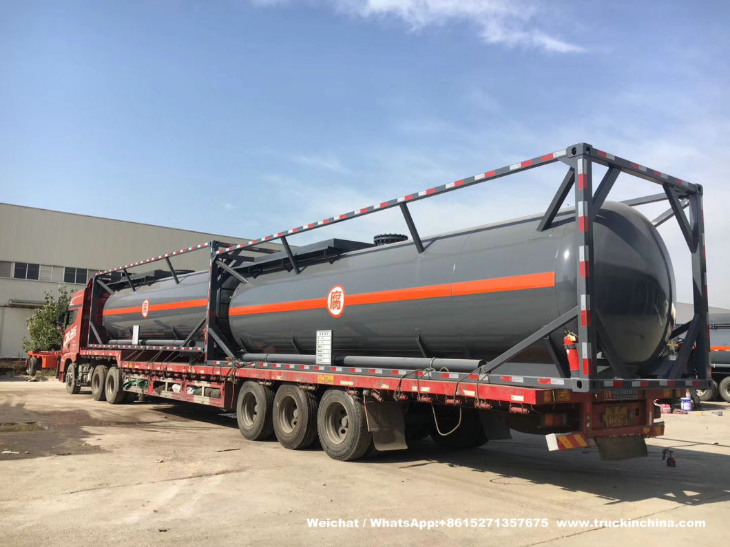 Customized Tank Container Sulfuric Acid Isotank (H2SO4 tank container) 20FT, 30FT 15m3-20m3
