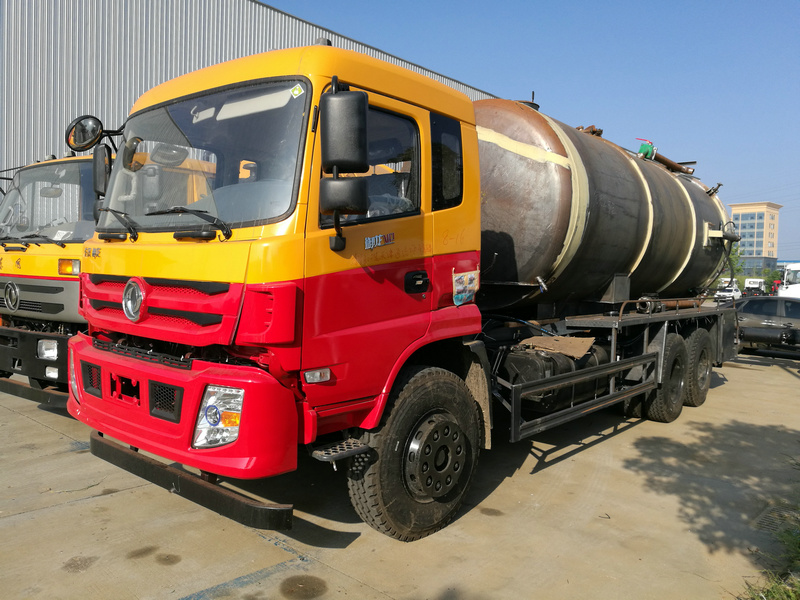 20000L Vacuum Sewage Tanker Truck with High Pressure VAC Pump Water Ring Type 30cbm/Min Suction Cesspool Sludge Sewer Waste Vacuum Suction