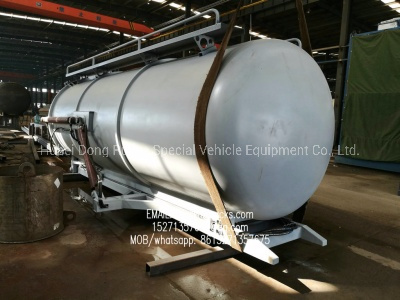 Septic vacuum Sewage Sludge Tank Body Customizing for Truck Mounted