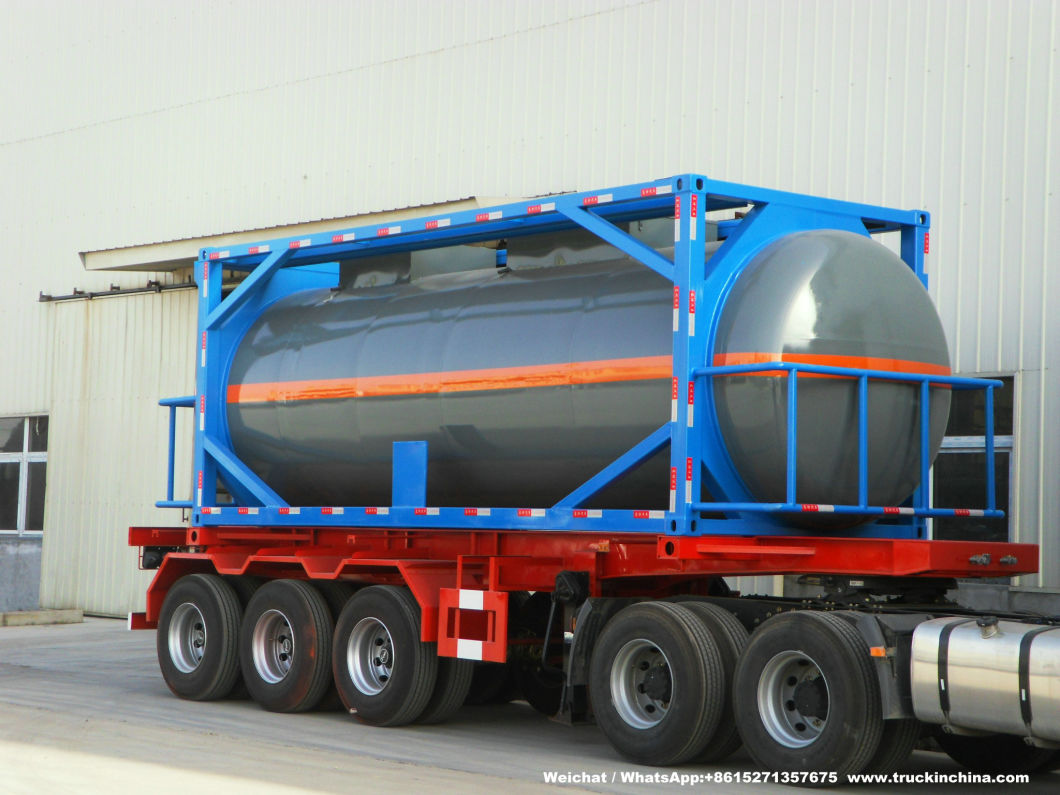 Swap Isotank Phosphorus Tank Container with Steam Heating for Un 1381, Phosphorus White or Yellow, Under Water or in Solution