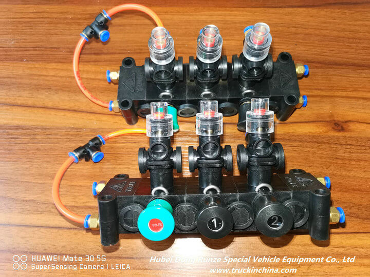 Pneumatic control units valve for fuel tanker (7) Pneumatic control units valve for fuel tanker (7)