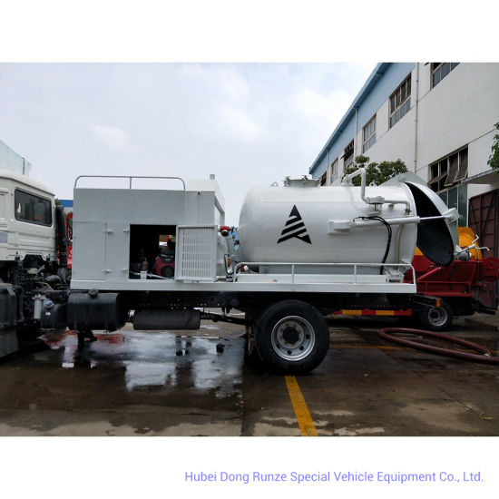 Wholesale Combined Sewer Jetting Vacuum Tank Body Customized 3000L