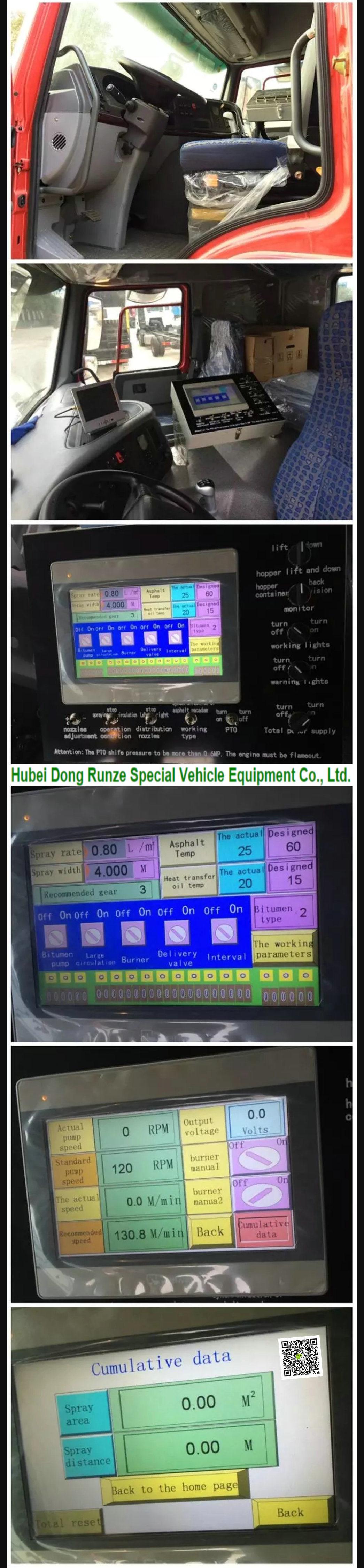 10 Wheels Sinotruk HOWO Asphalt Slurry Sealer Slurry Seal Truck (5m3 Bitumen Tank 5.5m3 water tank and 16m3 Gravel Tank)
