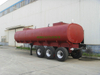 Tri Axles Hydrofluoric Acid Tanker Trailer (Hydrochloride Acid HCl 35% Tank Capacity 33, 000L Muriatic Acid)