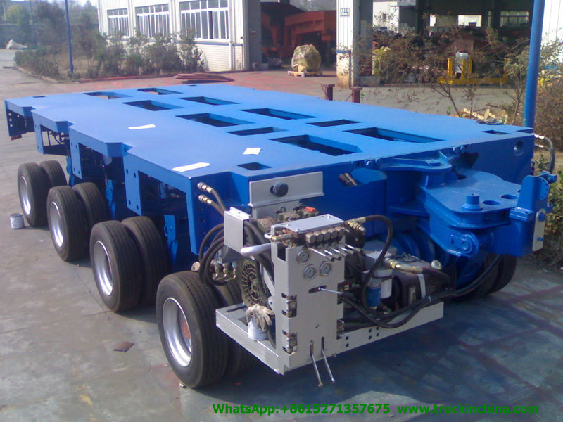 Multi Axle Steering Axle Low Bed Trailer (5-6 Axles Hydraulic Modular)