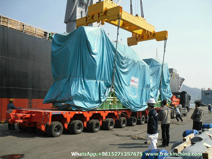 Multi Axle Steering Axle Low Bed Trailer (5-6 Axles Hydraulic Modular)