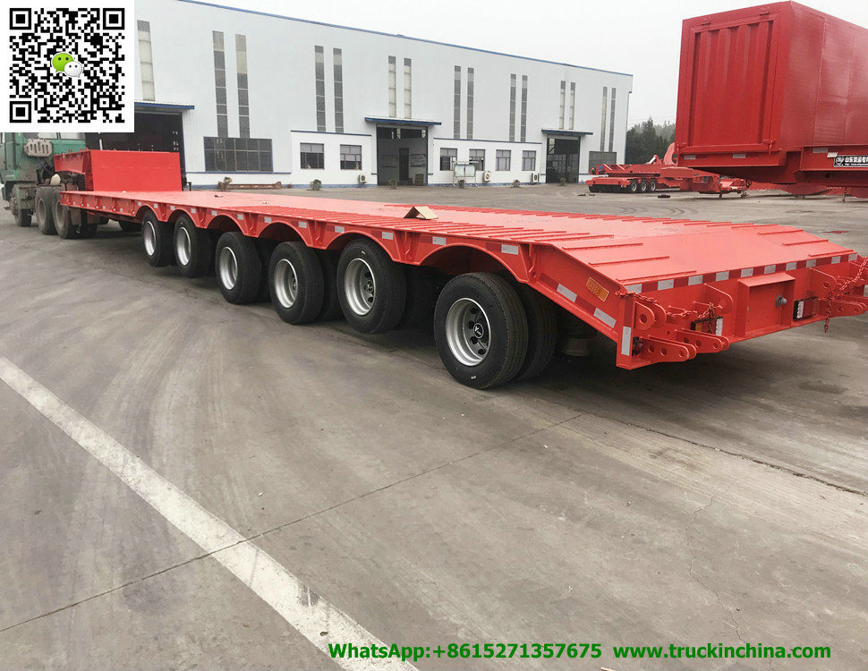 Multi Axle Steering Axle Low Bed Trailer (5-6 Axles Hydraulic Modular)