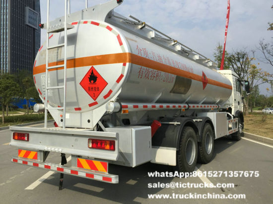 Sinotruck HOWO Aluminum Alloy Fuel Tanker (8X4 Mobile Jet Oil Refueling Bowser Truck 30cbm Diesel Delivery Refueling Truck 12wheels)
