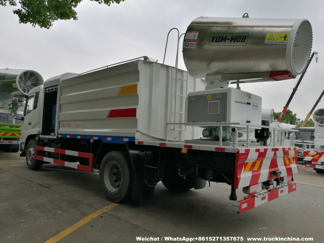 Pm2.5 Mine Dust Control Water Tanker Mounted with 80m -100m TDM Fogging Spray Machine