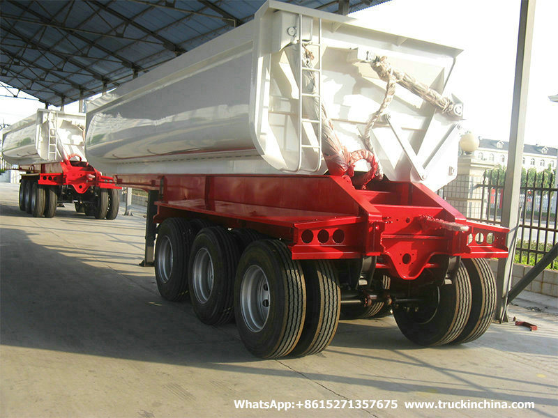 Customizing 22cbm 3 Axle Side Tipper Trailer (BPW Axles U-shape)