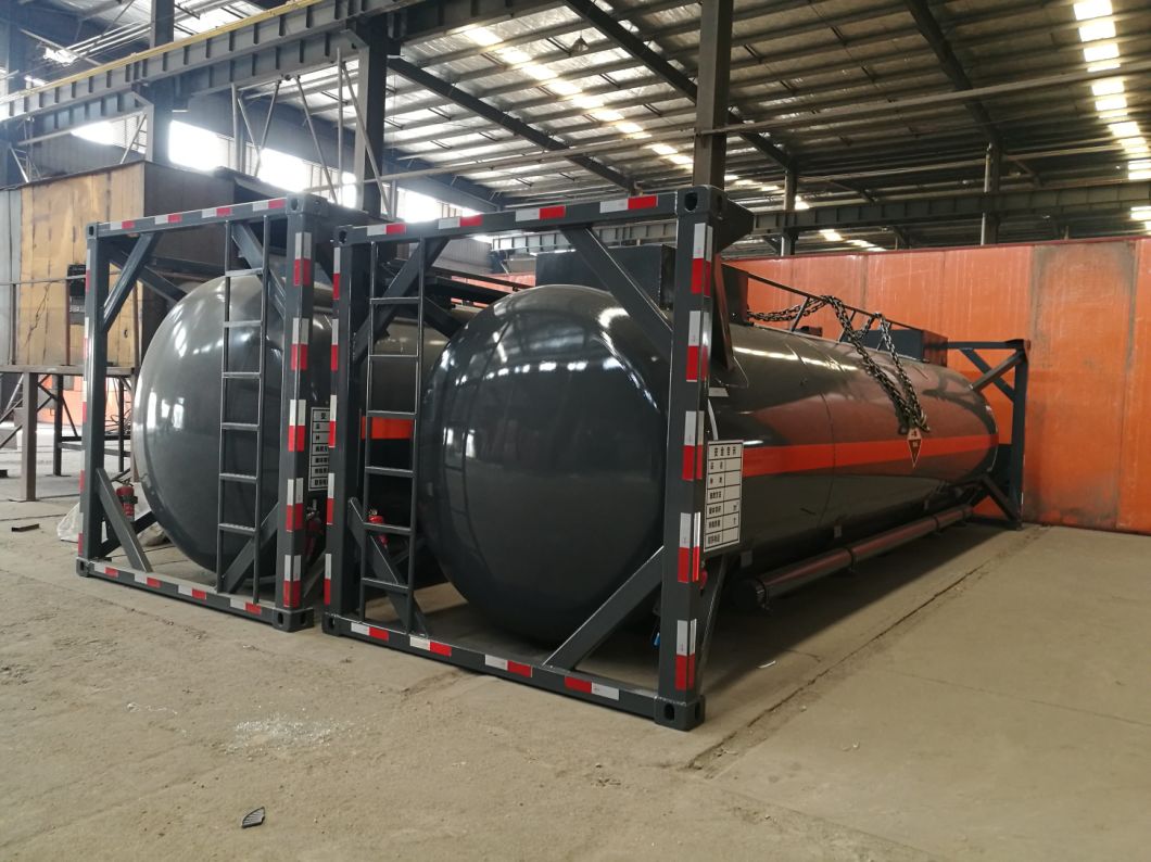 Customized Sodium Hypochlorite Tank Container 30FT Naclo (LDPE Lined Tank Container)
