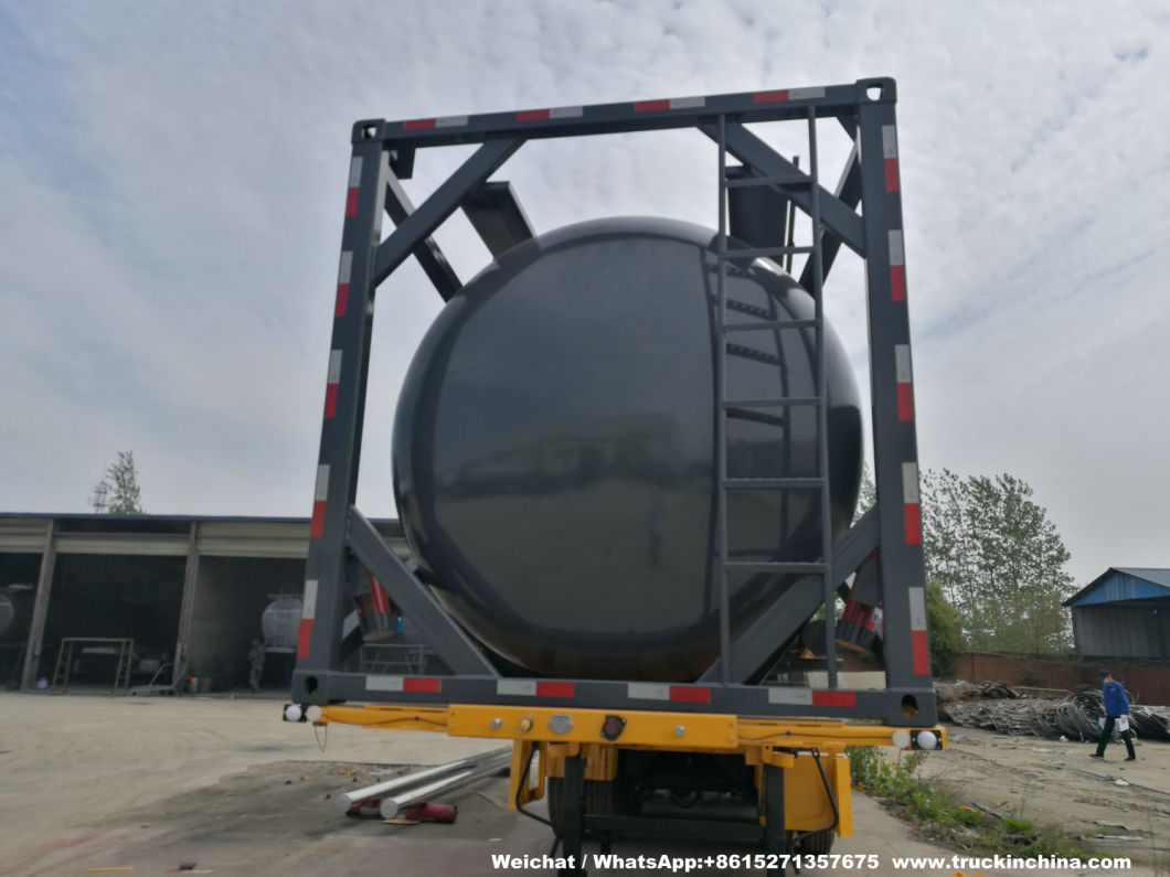 Customized Sodium Hypochlorite Tank Container 30FT Naclo (LDPE Lined Tank Container)
