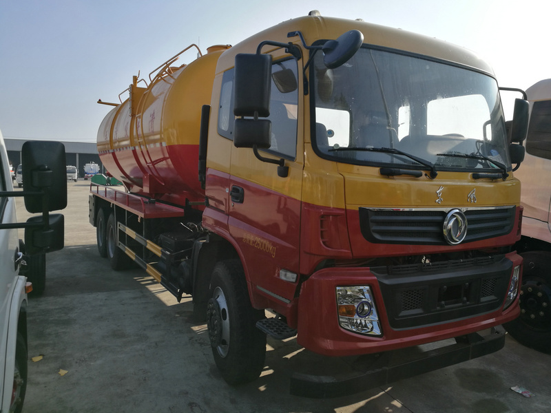 20000L Vacuum Sewage Tanker Truck with High Pressure VAC Pump Water Ring Type 30cbm/Min Suction Cesspool Sludge Sewer Waste Vacuum Suction
