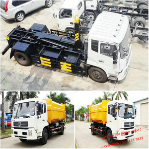 Dongfeng Hooklift Truck Garbage Container 14m3 Factory Sale