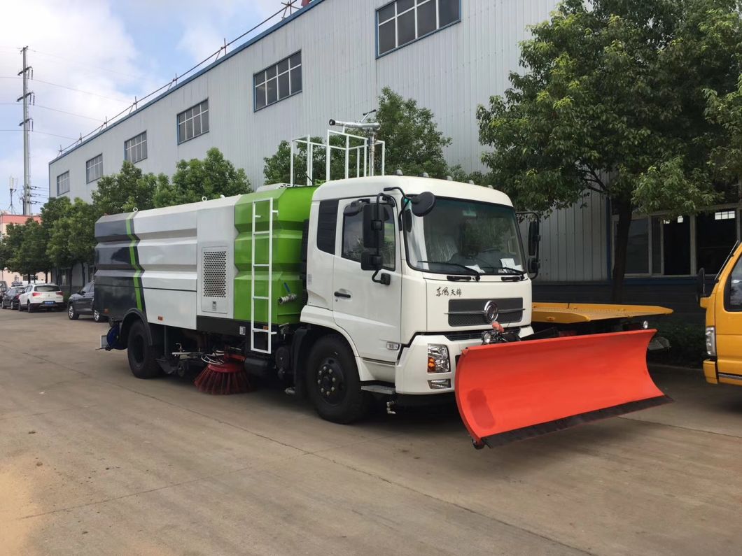 Dongfeng Efficent Street Vacuum Road Sweeper 7 Cbm Garbage 3.5cbm Water Stainless Steel 4X2 -4X4 -Rhd. LHD