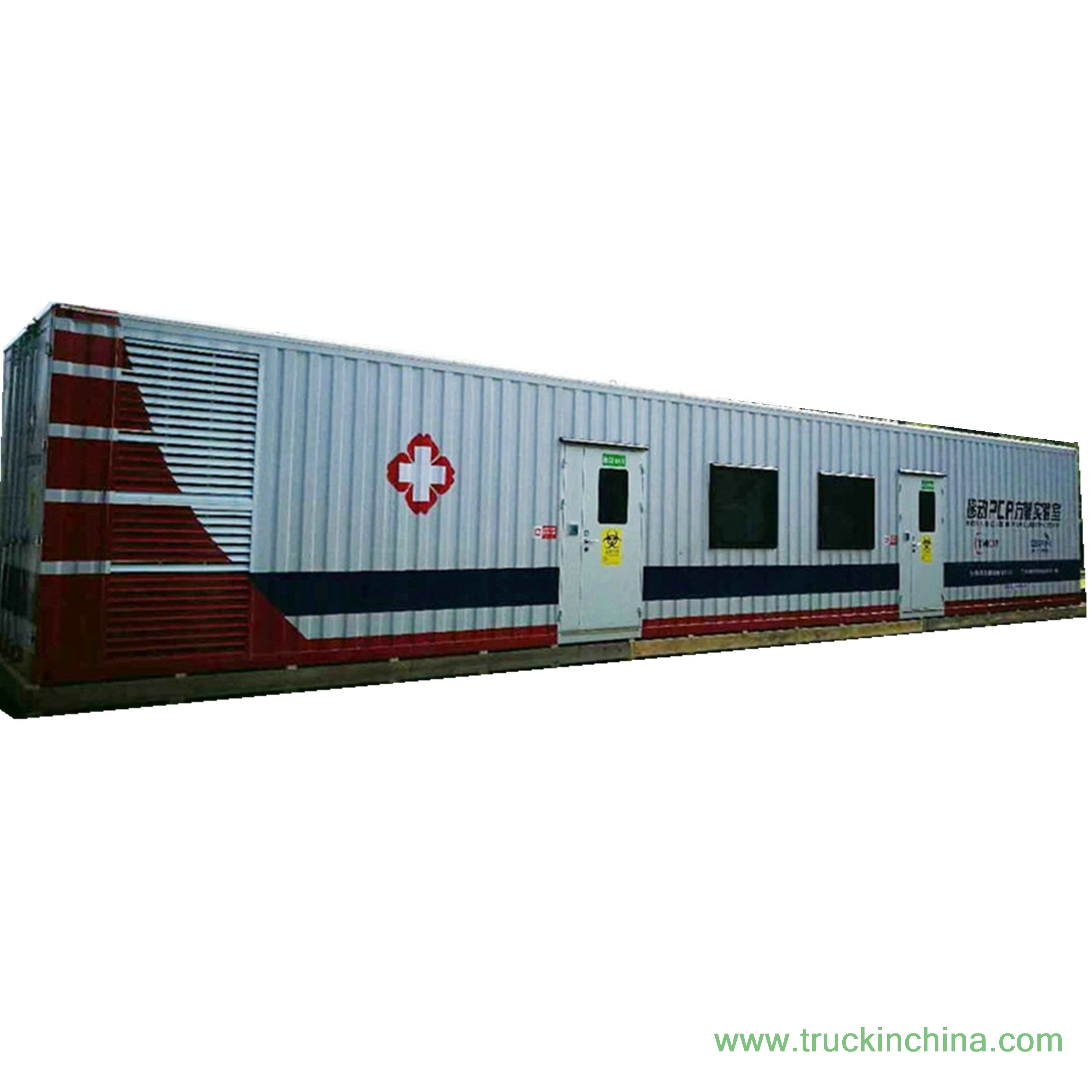  Customize Mobile Molecular Laboratory with PCR System House Shelters Trailer 