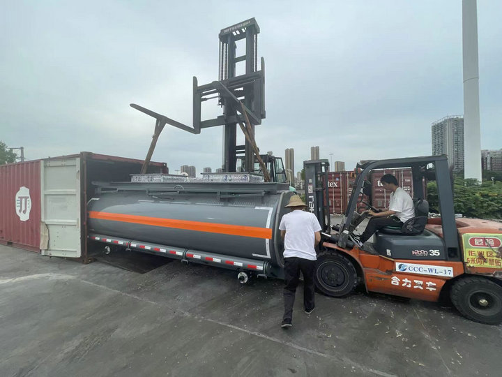 Hydrochloric Acid Tank Lined PE Tank body 11cbm (107)_1 Hydrochloric Acid Tank Lined PE Tank body 11cbm (107)_1